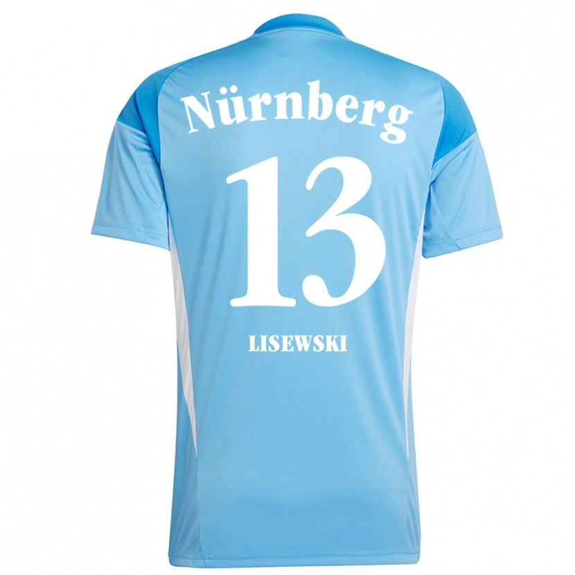 Danxen Homem Robin Lisewski #13 Azul Celeste Branco Camisola Guarda-Redes 2025/26 Camisa