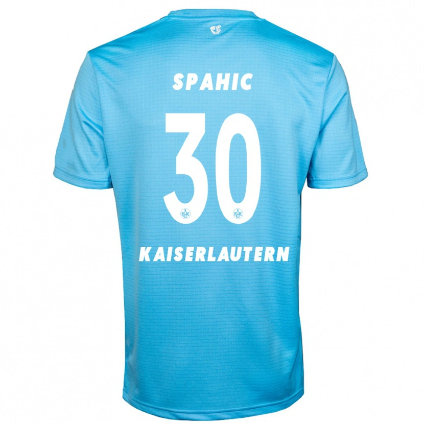 Danxen Homem Avdo Spahic #30 Azul Celeste Branco Camisola Guarda-Redes 2025/26 Camisa