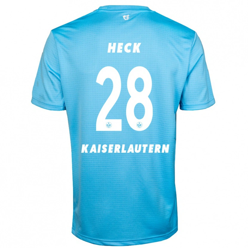 Danxen Homem Fabian Heck #28 Azul Celeste Branco Camisola Guarda-Redes 2025/26 Camisa
