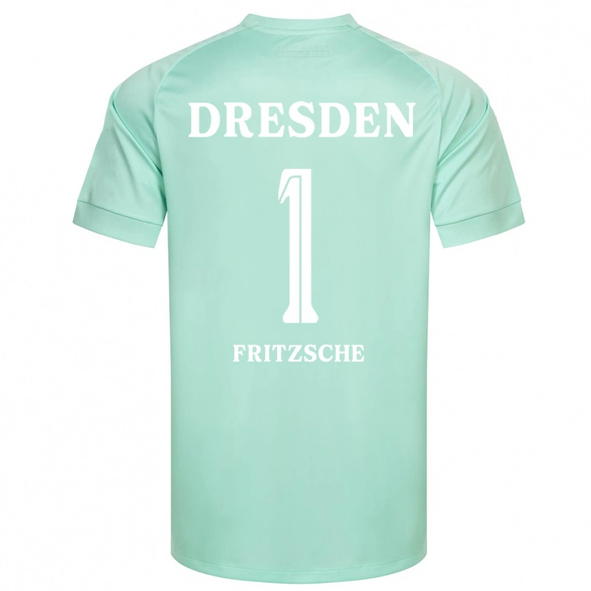 Danxen Homem Maximus Fritzsche #1 Verde Claro Branco Camisola Guarda-Redes 2025/26 Camisa