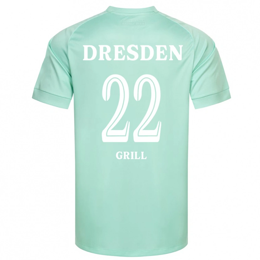 Danxen Homem Lennart Grill #22 Verde Claro Branco Camisola Guarda-Redes 2025/26 Camisa