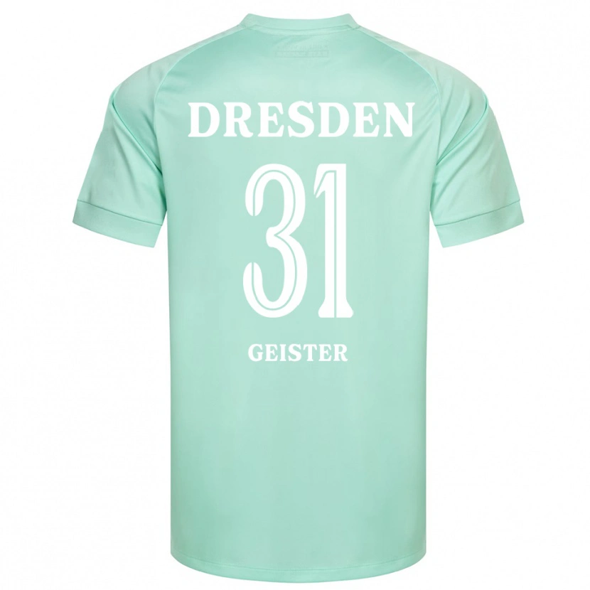Danxen Homem Jannis Geister #31 Verde Claro Branco Camisola Guarda-Redes 2025/26 Camisa
