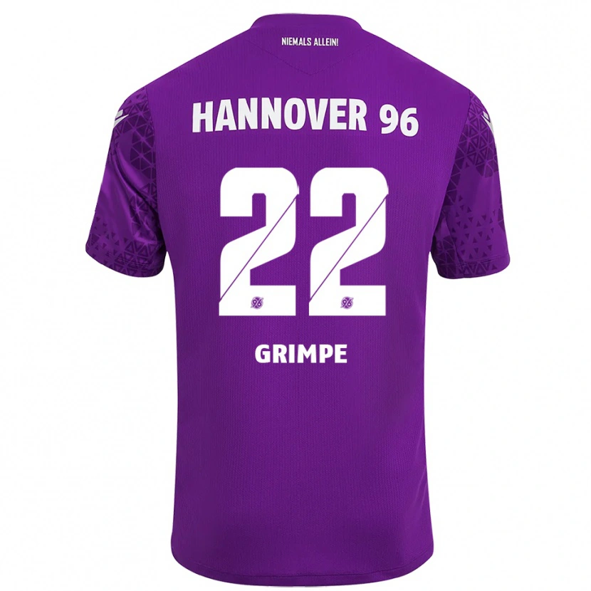 Danxen Homem Luca-Joel Grimpe #22 Roxo Branco Camisola Guarda-Redes 2025/26 Camisa