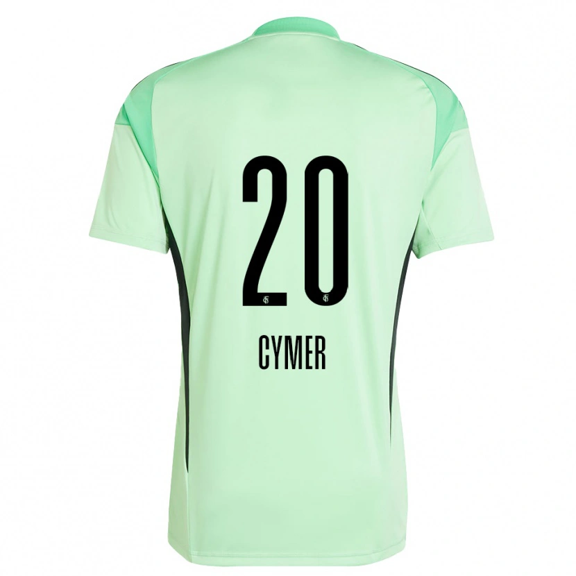 Danxen Homem Ricco Cymer #20 Verde Claro Preto Camisola Guarda-Redes 2025/26 Camisa