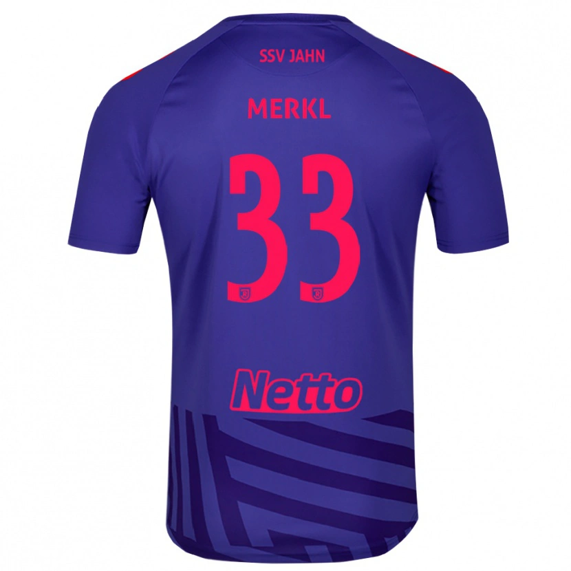 Danxen Homem Maurice Merkl #33 Azul Real Vermelho Camisola Guarda-Redes 2025/26 Camisa