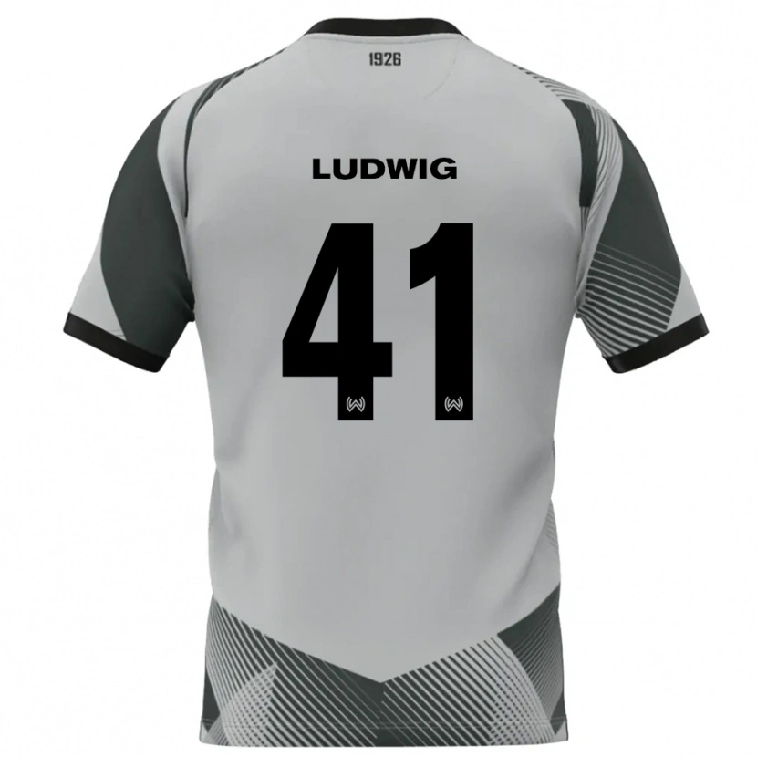Danxen Homem Finn Ludwig #41 Cinza Claro Branco Camisola Guarda-Redes 2025/26 Camisa