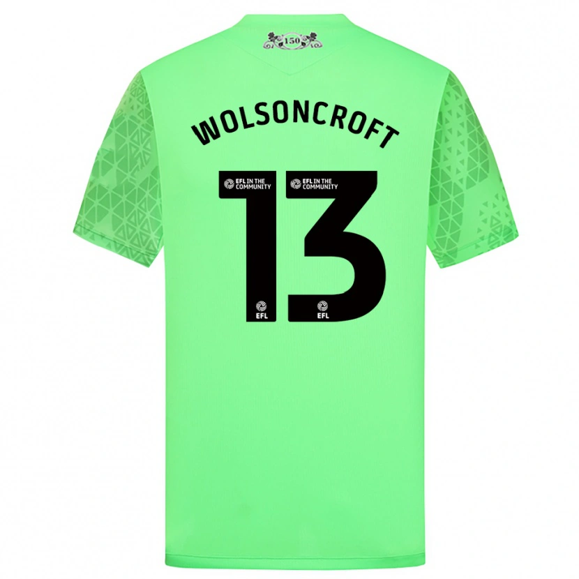 Danxen Homem Blake Wolsoncroft #13 Verde Fluorescente Camisola Guarda-Redes 2025/26 Camisa