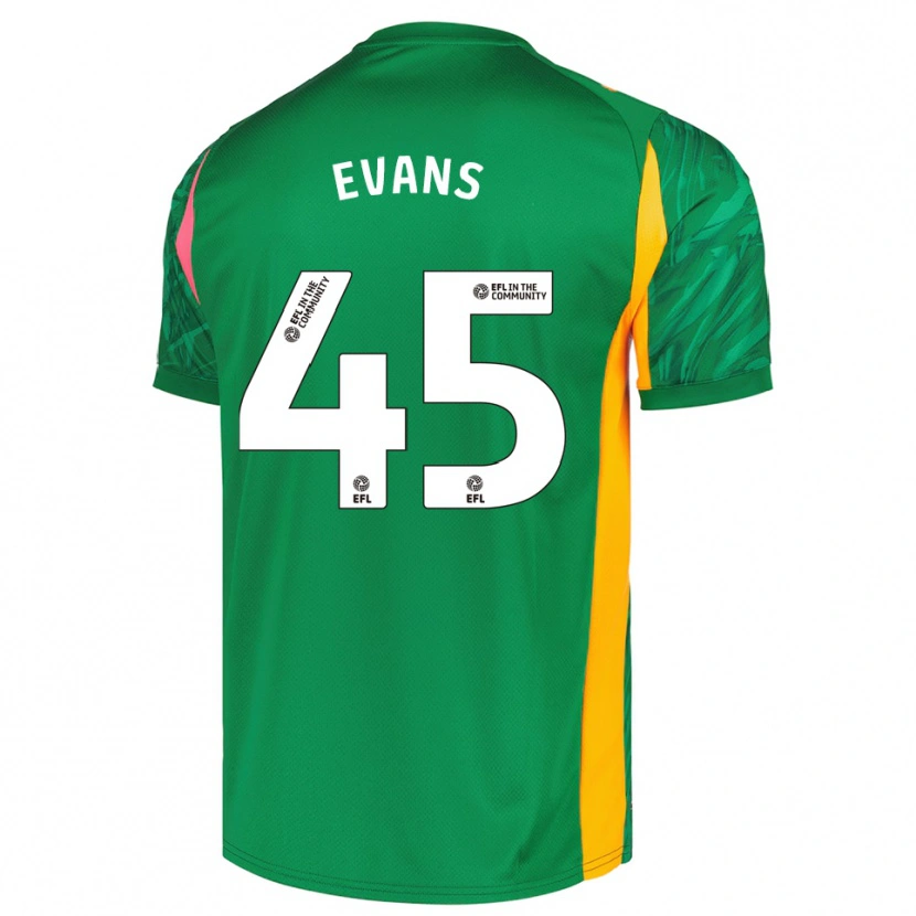 Danxen Homem Harry Evans #45 Verde Rosa Camisola Guarda-Redes 2025/26 Camisa