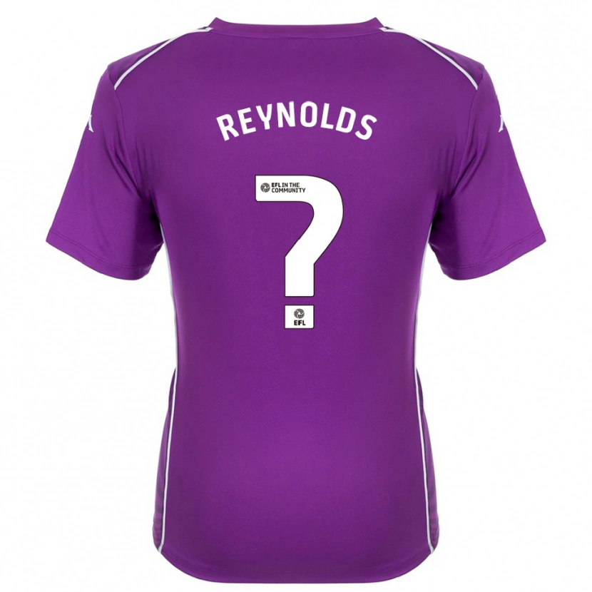 Danxen Homem Kerr Reynolds #0 Branco Roxo Camisola Guarda-Redes 2025/26 Camisa