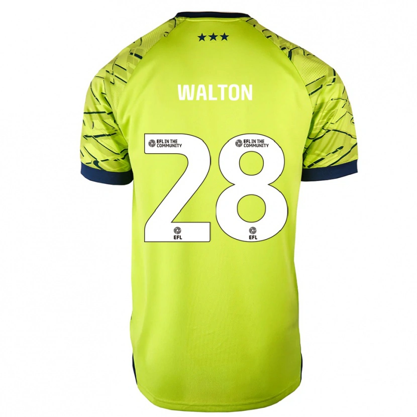 Danxen Homem Christian Walton #28 Verde Amarelo Camisola Guarda-Redes 2025/26 Camisa