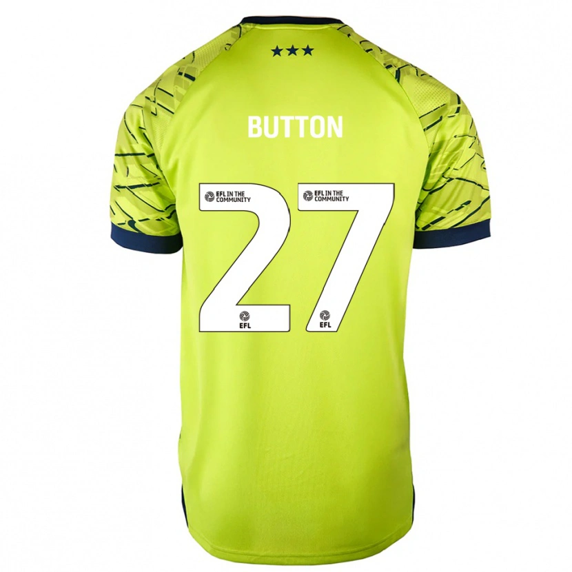 Danxen Homem David Button #27 Verde Amarelo Camisola Guarda-Redes 2025/26 Camisa