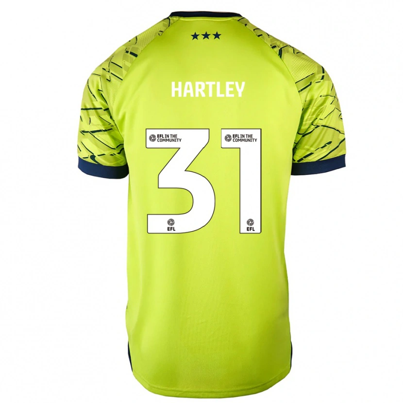 Danxen Homem Laura Hartley #31 Verde Amarelo Camisola Guarda-Redes 2025/26 Camisa