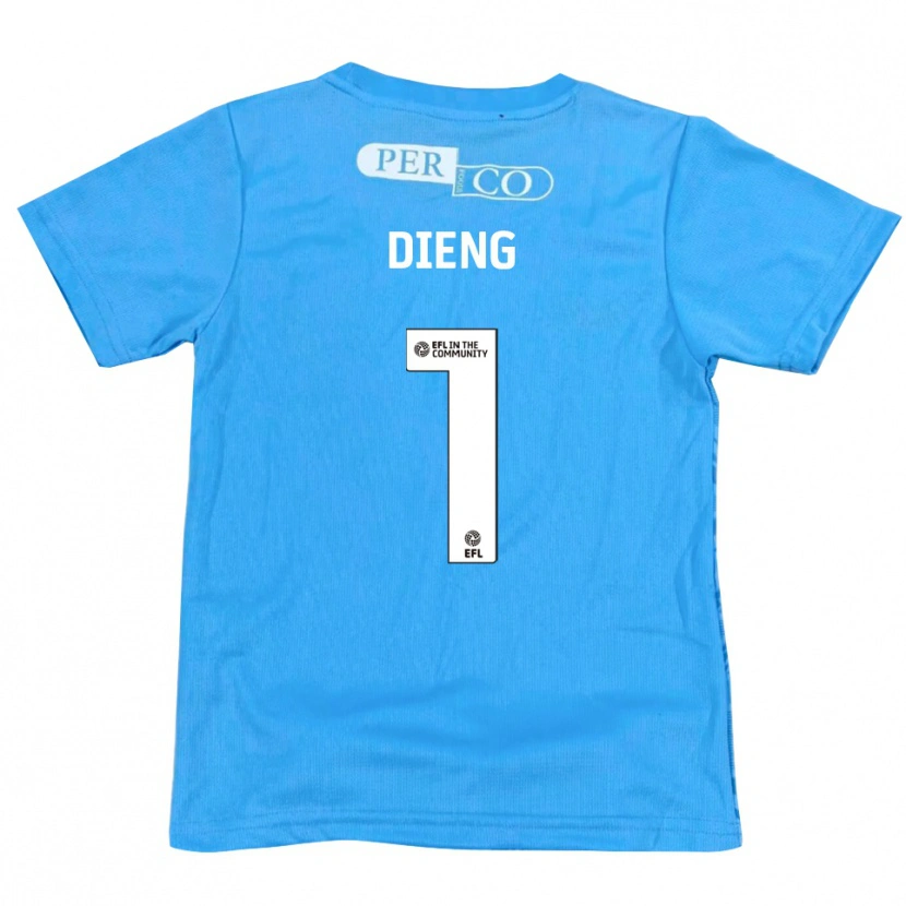 Danxen Homem Seny Dieng #1 Azul Branco Camisola Guarda-Redes 2025/26 Camisa