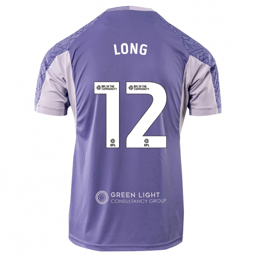 Danxen Homem George Long #12 Roxo Claro Camisola Guarda-Redes 2025/26 Camisa