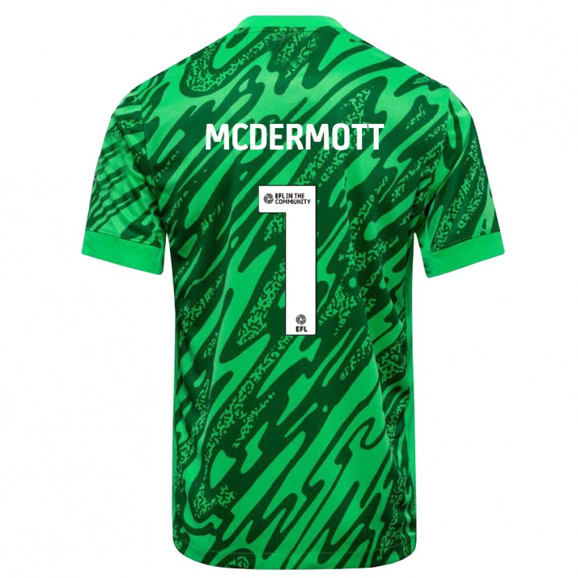 Danxen Homem Conal McDermott #1 Verde Floresta Camisola Guarda-Redes 2025/26 Camisa