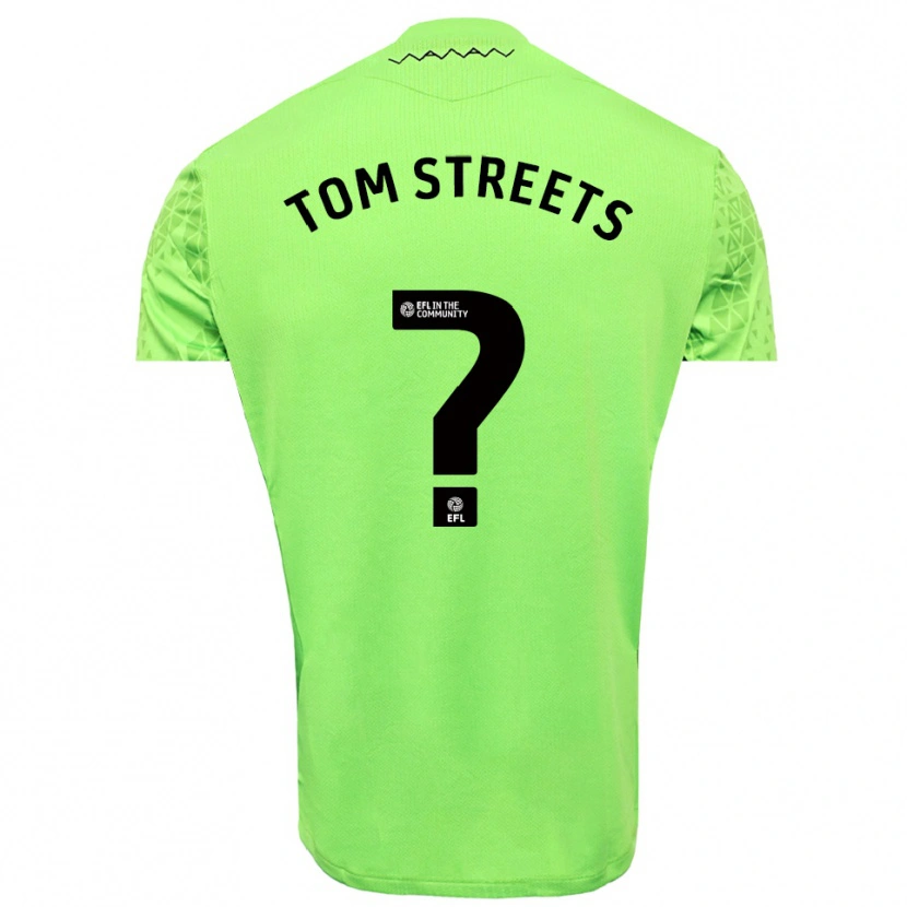 Danxen Homem Tom Streets #0 Preto Lima Camisola Guarda-Redes 2025/26 Camisa