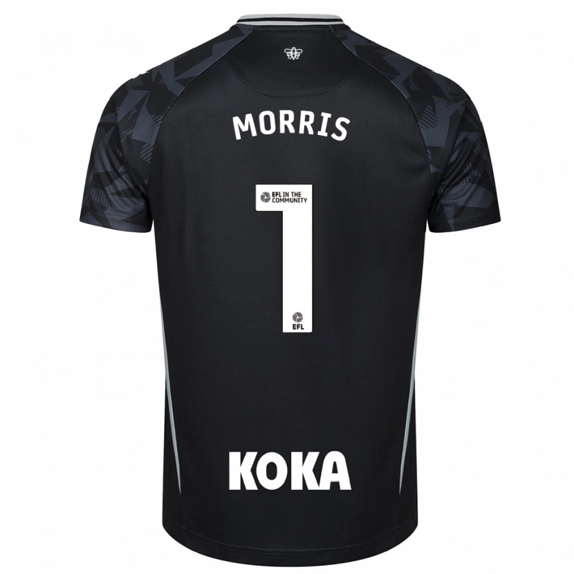 Danxen Homem Sam Morris #1 Azul Preto Camisola Guarda-Redes 2025/26 Camisa