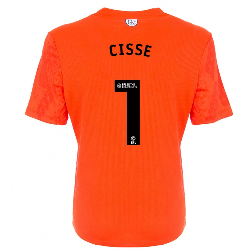 Danxen Homem Ben Cisse #1 Preto Laranja Camisola Guarda-Redes 2025/26 Camisa