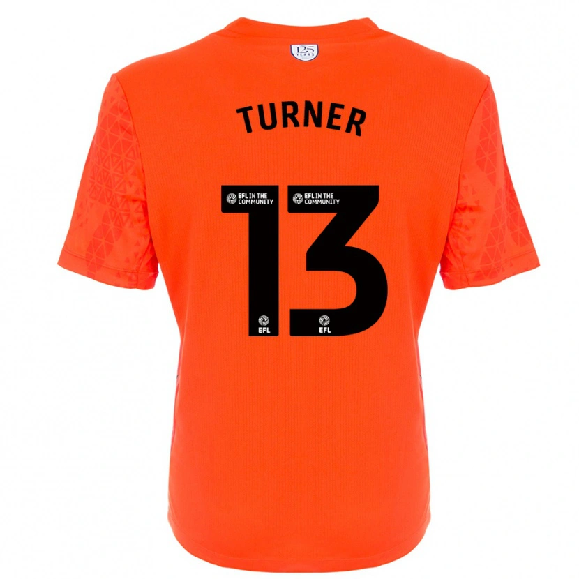 Danxen Homem Shannon Turner #13 Preto Laranja Camisola Guarda-Redes 2025/26 Camisa