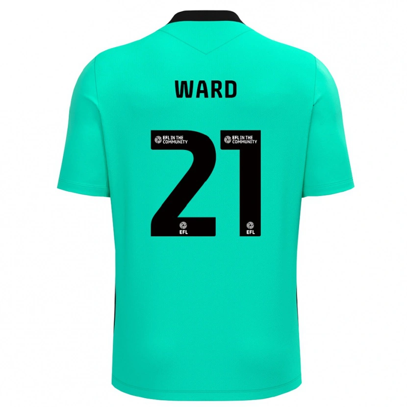 Danxen Homem Danny Ward #21 Turquesa Médio Camisola Guarda-Redes 2025/26 Camisa