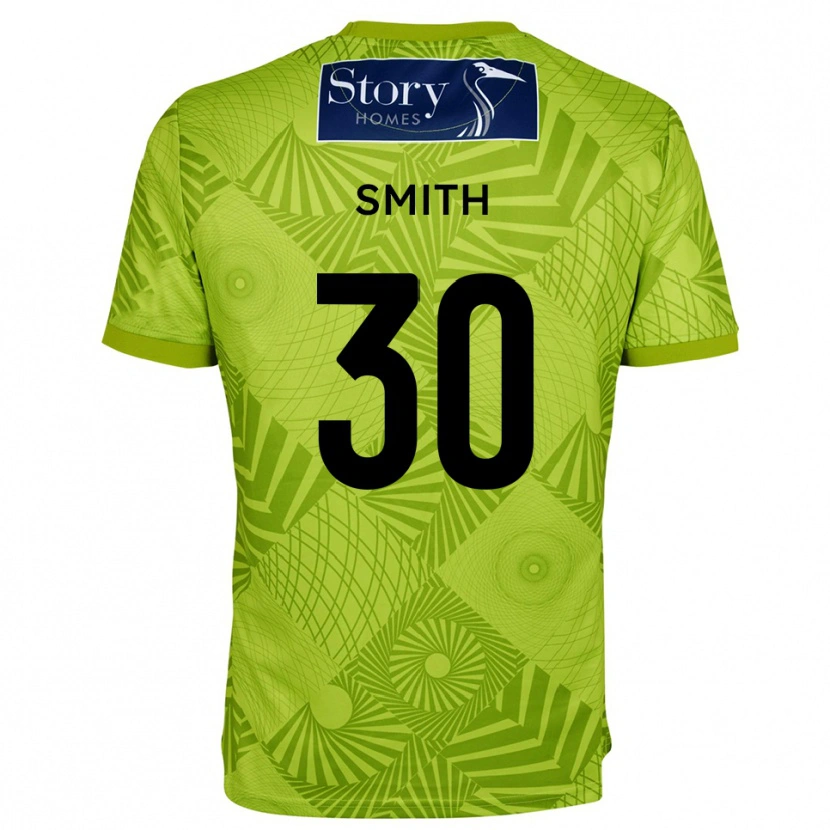 Danxen Homem Jude Smith #30 Verde Amarelo Camisola Guarda-Redes 2025/26 Camisa