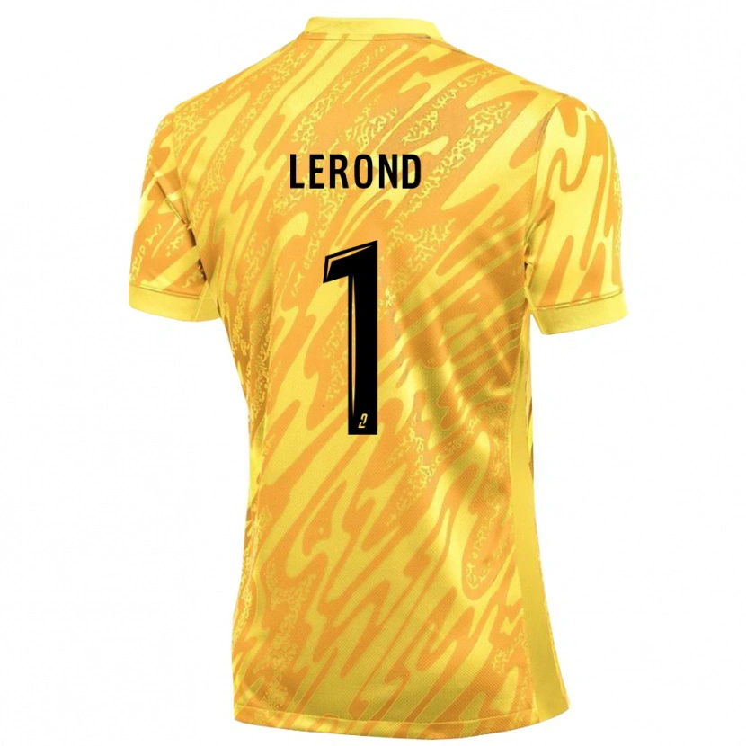 Danxen Homem Justine Lerond #1 Amarelo Laranja Camisola Guarda-Redes 2025/26 Camisa
