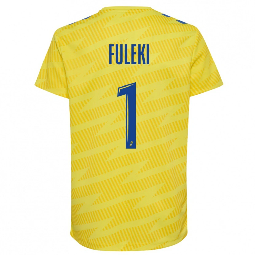 Danxen Homem Rafael Fuleki #1 Amarelo Azul Camisola Guarda-Redes 2025/26 Camisa