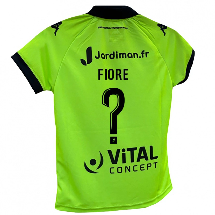 Danxen Homem Kévin Fiore #0 Verde Neon Camisola Guarda-Redes 2025/26 Camisa