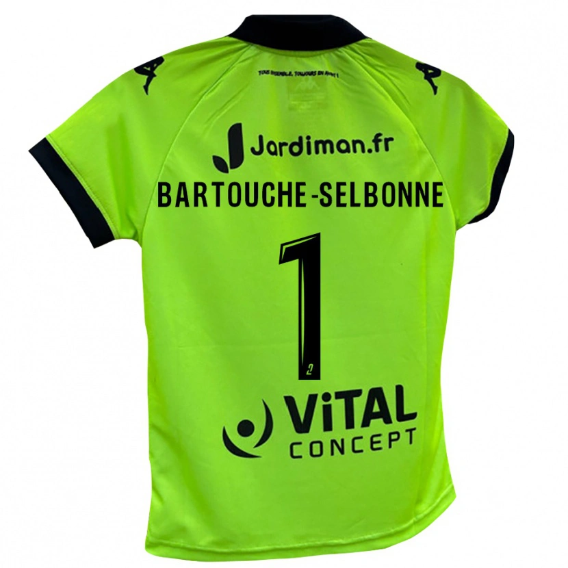 Danxen Homem Teddy Bartouche-Selbonne #1 Verde Neon Camisola Guarda-Redes 2025/26 Camisa