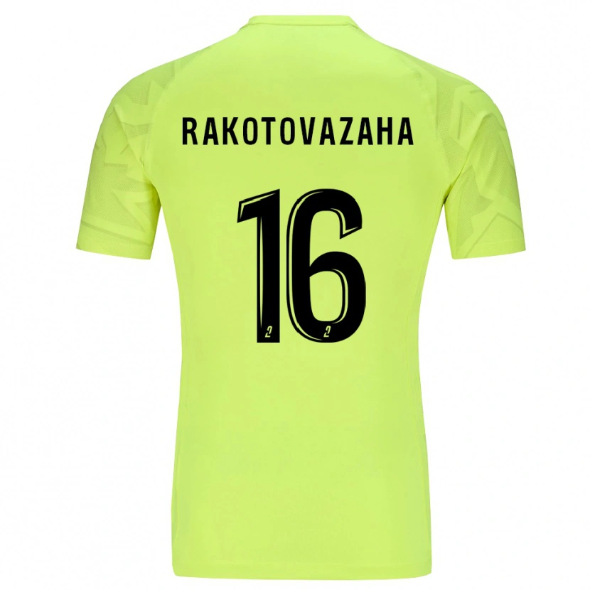 Danxen Homem Allan Rakotovazaha #16 Verde Neon Camisola Guarda-Redes 2025/26 Camisa
