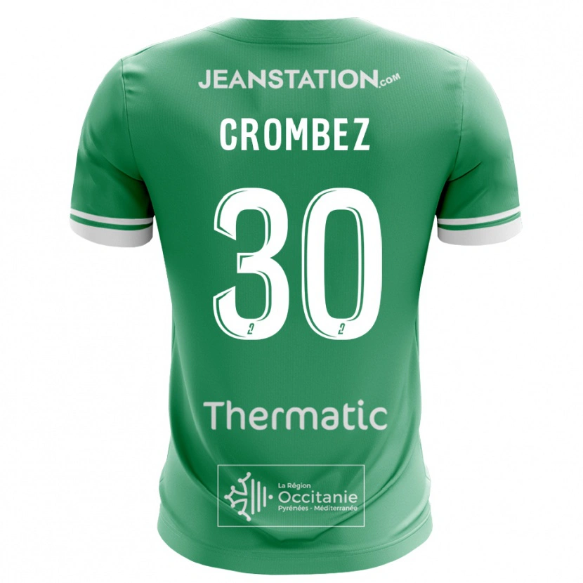 Danxen Homem Enzo Crombez #30 Verde Branco Camisola Guarda-Redes 2025/26 Camisa