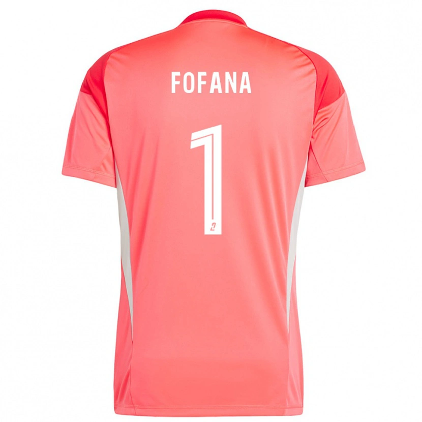 Danxen Homem Cheik Fofana #1 Branco Vermelho Laranja Camisola Guarda-Redes 2025/26 Camisa