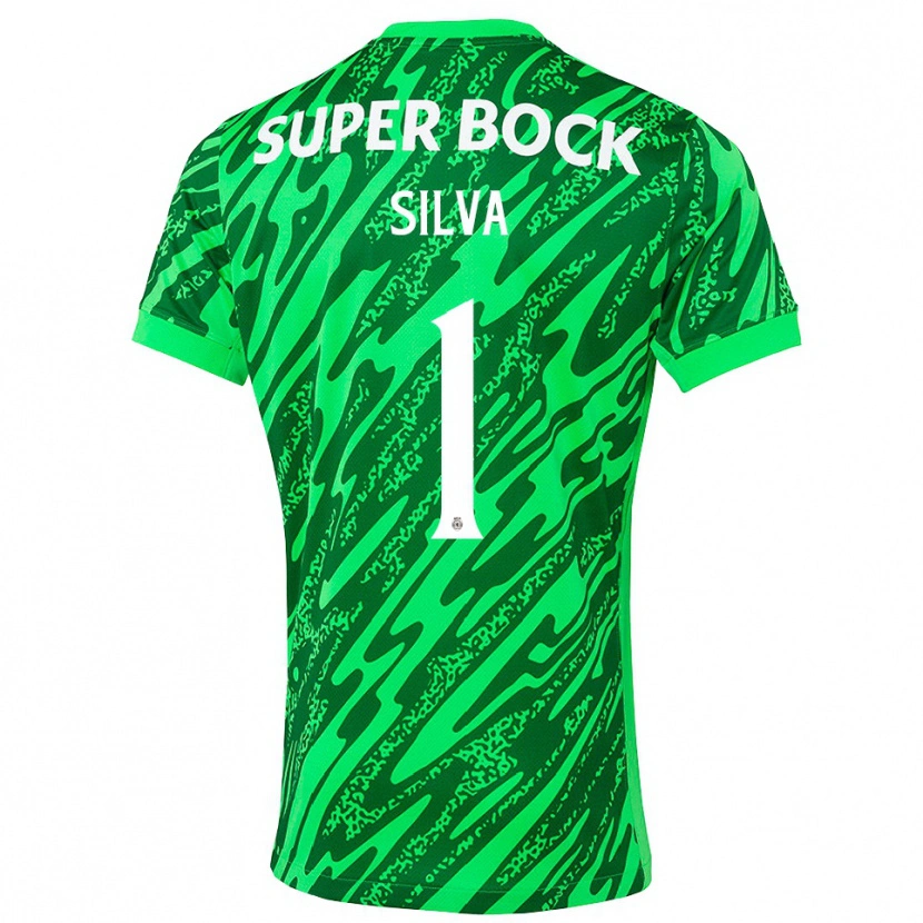 Danxen Homem Rui Silva #1 Verde Branco Camisola Guarda-Redes 2025/26 Camisa