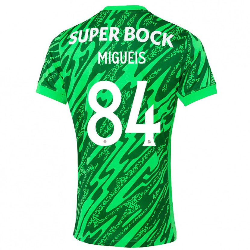 Danxen Homem Pedro Miguéis #84 Verde Branco Camisola Guarda-Redes 2025/26 Camisa