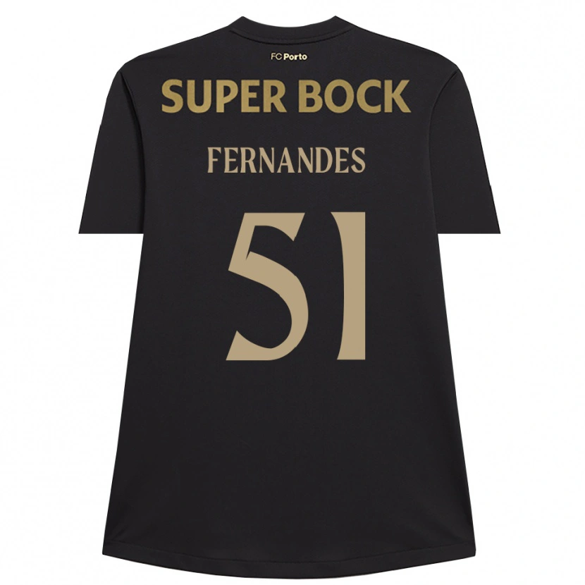 Danxen Homem Diogo Fernandes #51 Preto Marrom Camisola Guarda-Redes 2025/26 Camisa