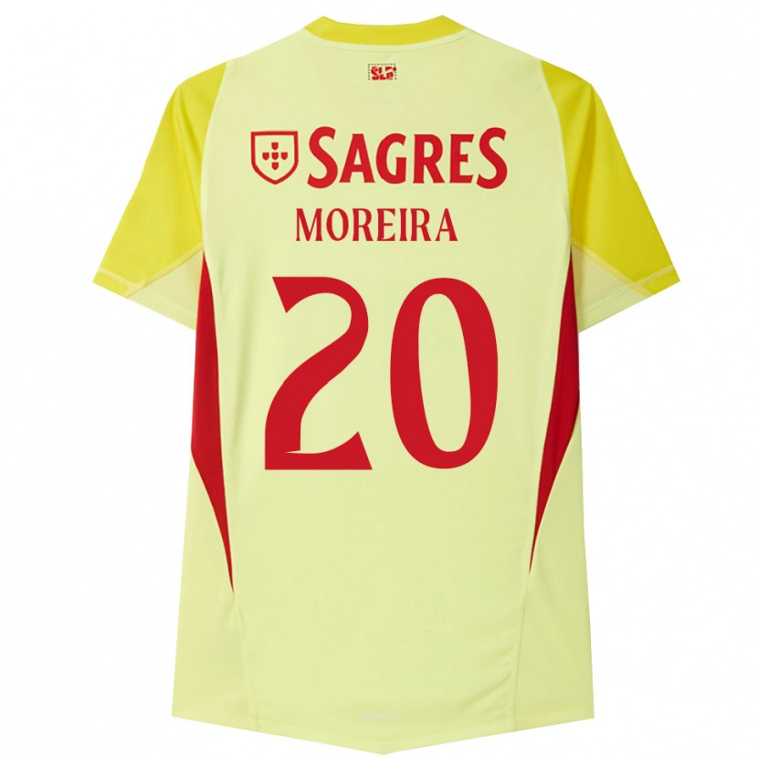 Danxen Homem André Moreira #20 Amarelo Vermelho Camisola Guarda-Redes 2025/26 Camisa