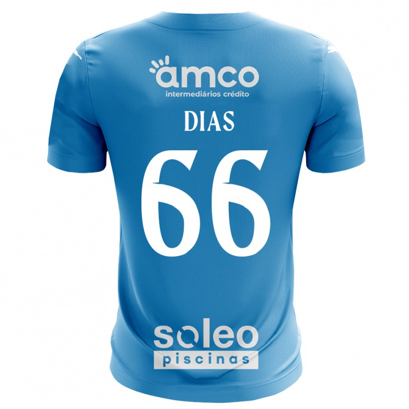 Danxen Homem Gonçalo Dias #66 Azul Branco Camisola Guarda-Redes 2025/26 Camisa