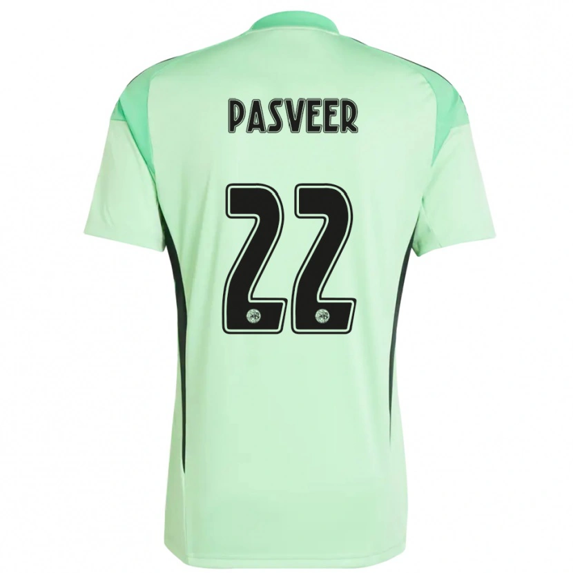 Danxen Homem Remko Pasveer #22 Verde Claro Preto Camisola Guarda-Redes 2025/26 Camisa