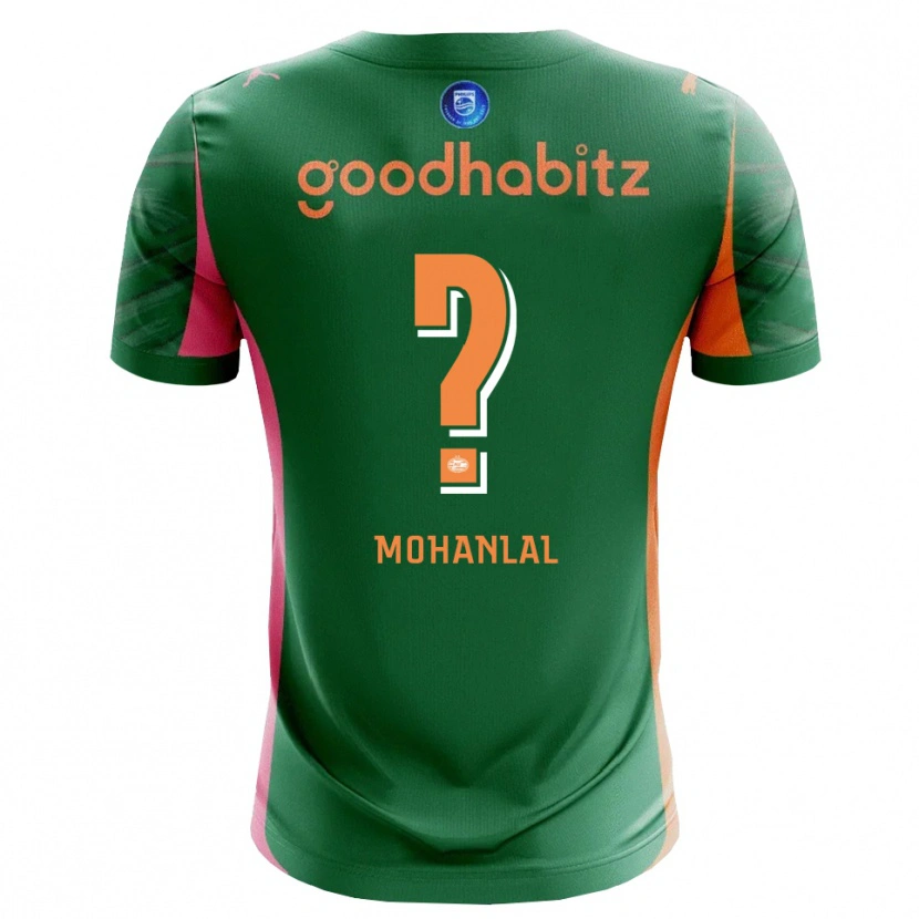 Danxen Homem Pawan Mohanlal #0 Verde Laranja Camisola Guarda-Redes 2025/26 Camisa