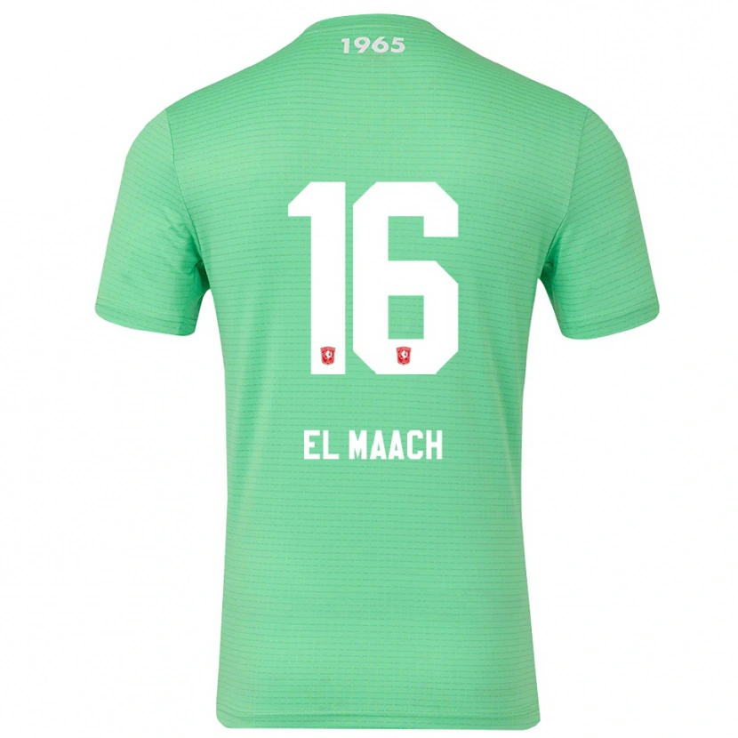 Danxen Homem Issam El Maach #16 Verde Claro Branco Camisola Guarda-Redes 2025/26 Camisa