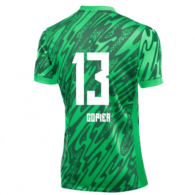 Danxen Homem Febe Copier #13 Verde Branco Camisola Guarda-Redes 2025/26 Camisa