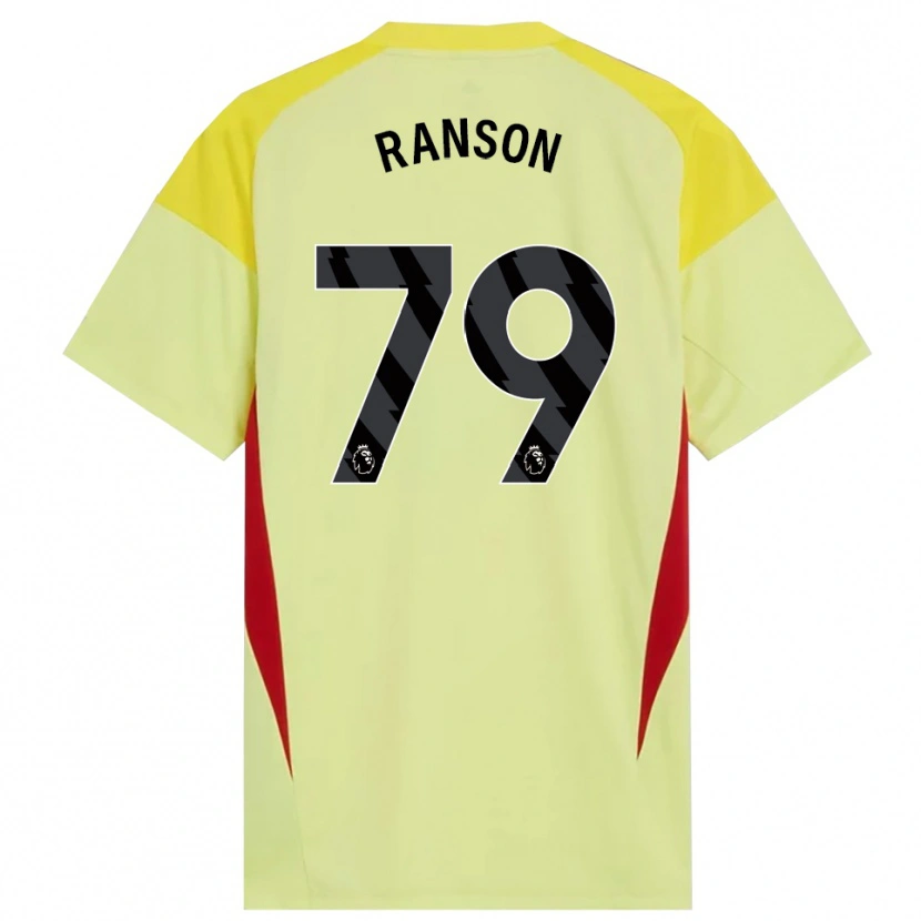 Danxen Homem Khari Ranson #79 Amarelo Vermelho Preto Camisola Guarda-Redes 2025/26 Camisa