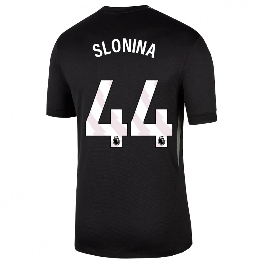 Danxen Homem Gabriel Slonina #44 Preto Branco Camisola Guarda-Redes 2025/26 Camisa