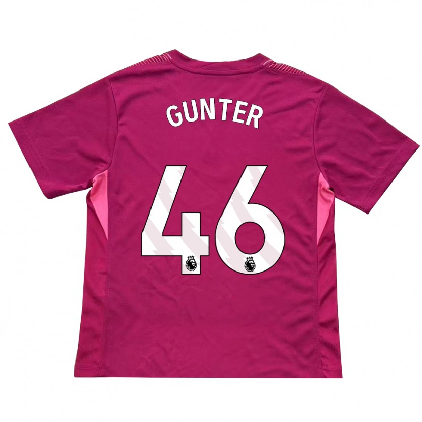 Danxen Homem Luca Gunter #46 Rosa Branco Camisola Guarda-Redes 2025/26 Camisa