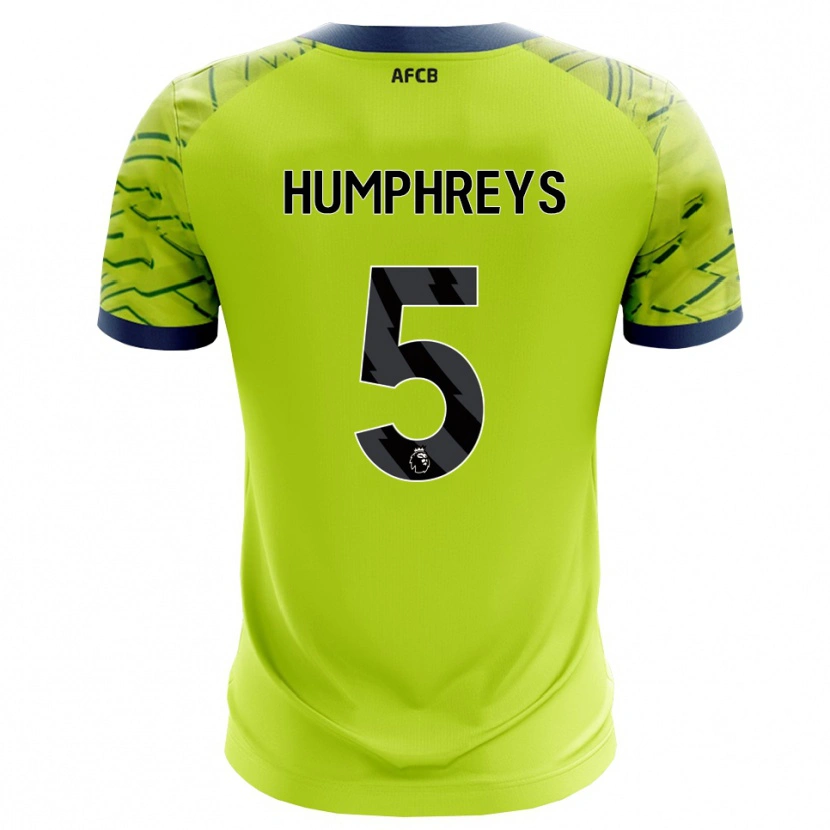 Danxen Homem Holly Humphreys #5 Verde Amarelo Camisola Guarda-Redes 2025/26 Camisa
