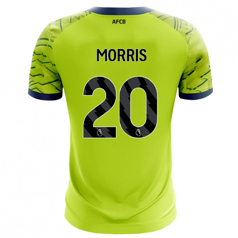 Danxen Homem Caitlin Morris #20 Verde Amarelo Camisola Guarda-Redes 2025/26 Camisa