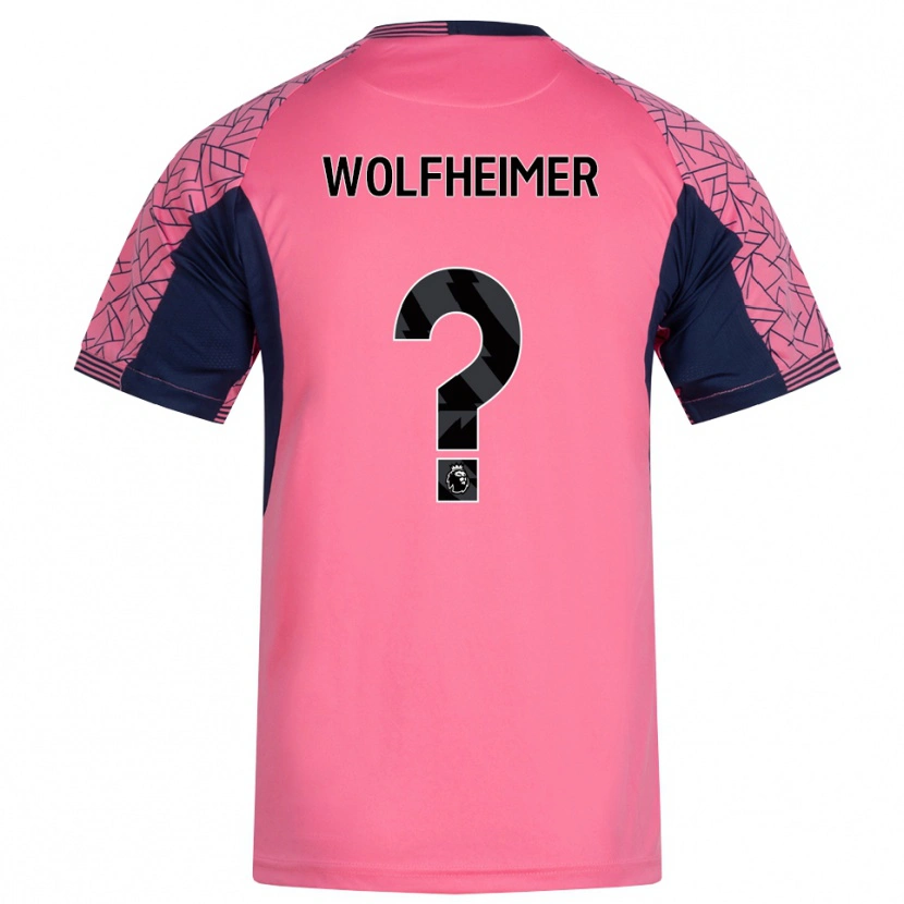 Danxen Homem Connor Wolfheimer #0 Rosa Preto Camisola Guarda-Redes 2025/26 Camisa