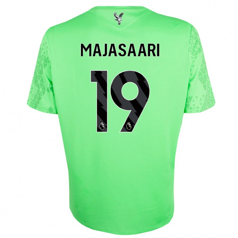 Danxen Homem Milla-Maj Majasaari #19 Verde Preto Camisola Guarda-Redes 2025/26 Camisa