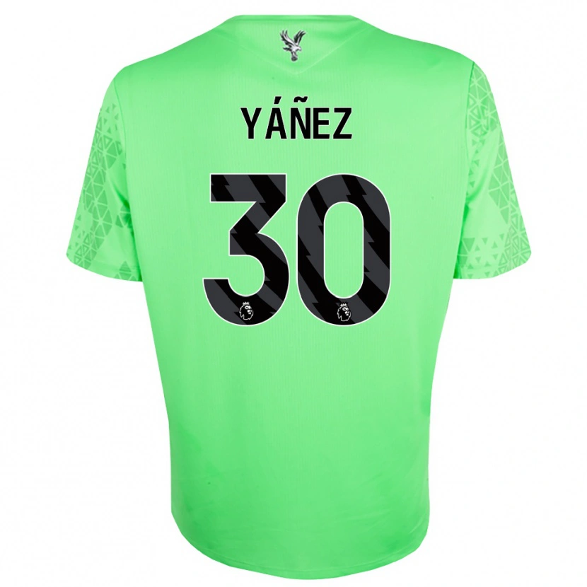 Danxen Homem Shae Yáñez #30 Verde Preto Camisola Guarda-Redes 2025/26 Camisa