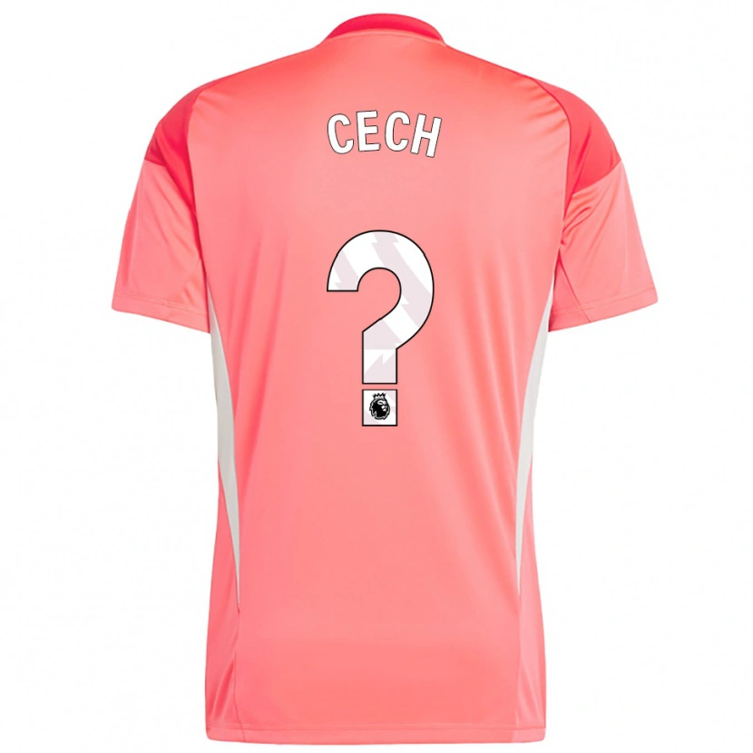 Danxen Homem Damian Cech #0 Vermelho Branco Camisola Guarda-Redes 2025/26 Camisa